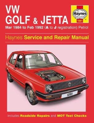 VW Golf & Jetta Mk 2 Petrol 1984-1992 Repair Manual