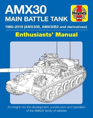 Book cover for product 9781785216480 AMX30 Main Battle Tank Enthusiasts' Manual: The AMX30 family of vehicles, 1956 to 2018