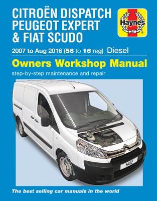 Book cover for product 9781785214127 Citroen Dispatch/Peugeot Expert/Fiat Scudo 2007-2016 Repair Manual