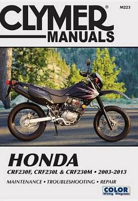 Book cover for product 9781599696805 HM Honda CRF230F 2003-2013, CRF230L & CRF230M 2008-2009
