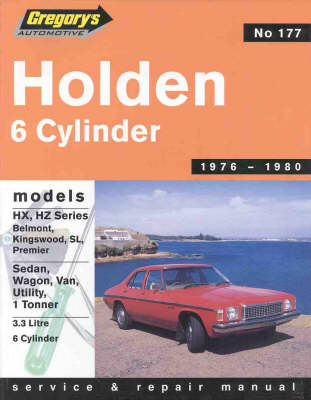Book cover for product 9780855663902 Holden Hx-Hz 6cyl (1976-80)