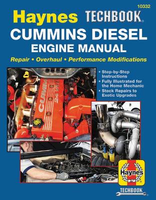 Book cover for product 9781620923412 Haynes Techbook Cummins Diesel Engine Manual
